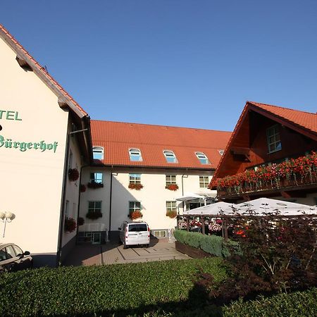 Hotel Buergerhof Hohenstein-Ernstthal Bagian luar foto