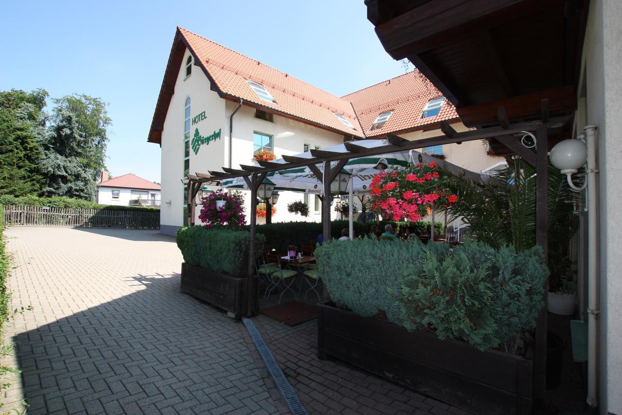 Hotel Buergerhof Hohenstein-Ernstthal Bagian luar foto